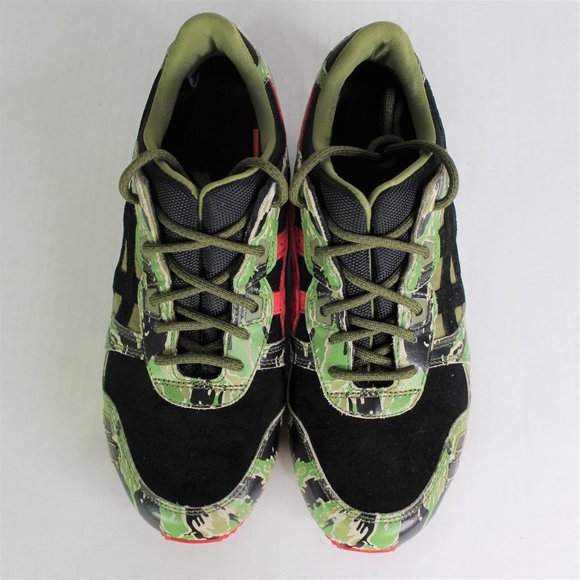 Asics x Atmos Gel-Lyte III Green Camo Tiger G477 - Picture 2 of 8